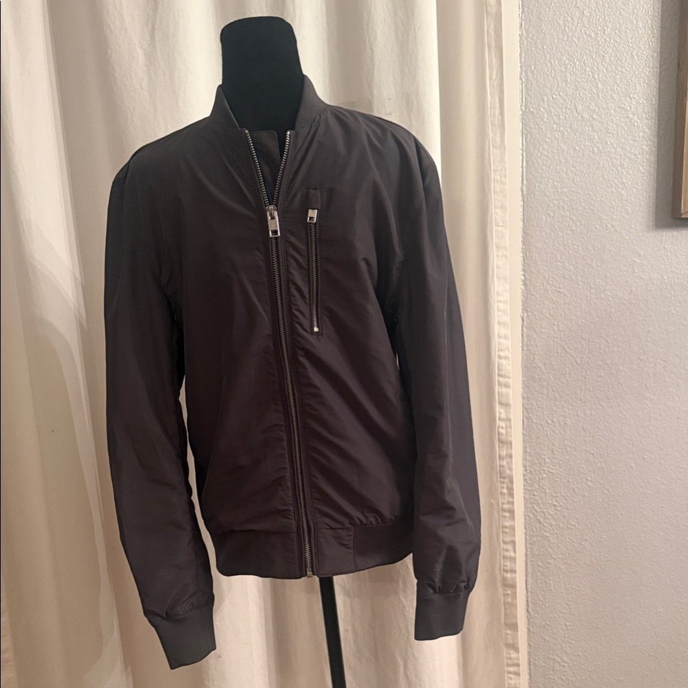 Men's Grey Bomber Jacket